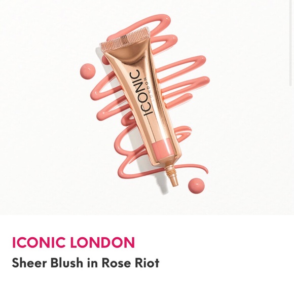 ICONIC LONDON Sheer Cream Blush in Rose Riot - Picture 2 of 8